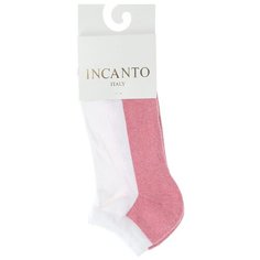 Носки Incanto IBD731004, размер 39-40(3), bianco/salmone