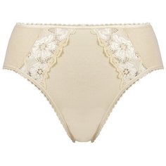 Alla Buone Трусы слипы высокой посадки, размер 2XL(52), бежевый