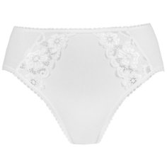 Alla Buone Трусы слипы высокой посадки, размер 2XL(52), белый