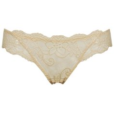 Alla Buone Трусы танга кружевные низкой посадки, размер M(46), nudo