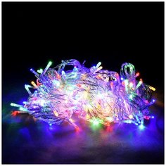 Гирлянда Vegas Занавес 55095/25/26/27/29 (100 х 400 см), 192 ламп, разноцветный