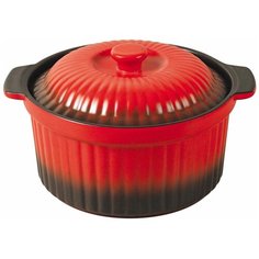 Кастрюля Mercury MC-6133, 3.5 л, красный/черный
