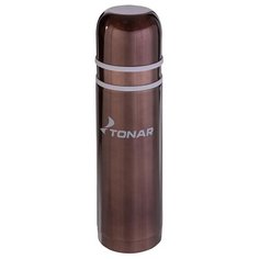 Классический термос ТОНАР HS.TM-035, 1 л коричневый