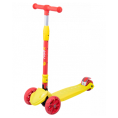 Детский городской самокат Ridex Bunny, желтый/красный