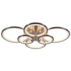 Светодиодная люстра 8002/6 NKL 168W+8W RGB Profit Light