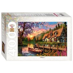 Пазл "Закат на озере в лесу", 4000 деталей Step Puzzle