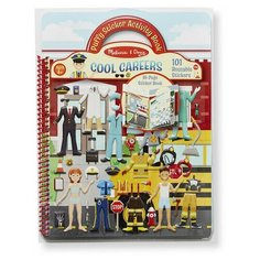 Стикеры многоразовые объемные "Классная карьера", 100 стикеров, 10 фонов Melissa & Doug