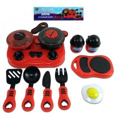 Набор посуды для кухни с продуктами "Помогаю Маме", 13 предметов A Btoys