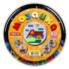 Мозаика в круглой коробке, 80 деталей Стеллар
