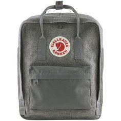 Рюкзак Fjallraven Kanken Re-Wool, серый, 28х12х36 см, 16 л