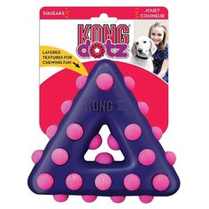 Kong Игрушка для собак Dotz треугольник большой 17 см