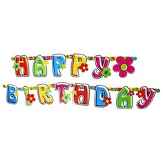 DV-3110 Гирлянда-буквы HappyBirthday 250см Darvish