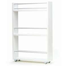 Полка выдвижная, для кухни и ванной комнаты 76х52х12 см, 3-х этажная,белый