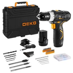 Аккумуляторная дрель-шуруповерт DEKO GCD12DU3 SET 5 Li-Ion 1.5 А·ч 12 В x2 кейс