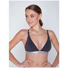 Бюстгальтер Alla Buone, размер XL/50, темно-серый