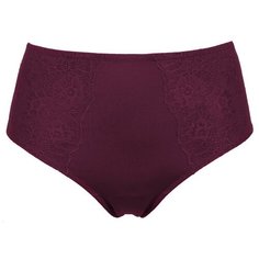 Innamore Трусы слипы высокой посадки Basic Lace, размер 5(48), sangria