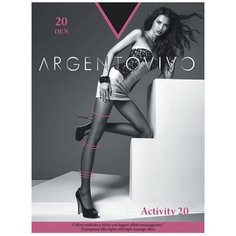 Колготки Argentovivo Activity, 20 den, размер 3-M, nero (черный)