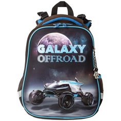 Ранец BRAUBERG PREMIUM, 2 отделения, с брелком, "Galaxy offroad", 3D панель, 38х29х16 см, 229906