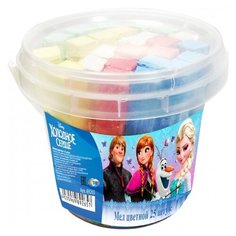 Мел цветной "Холодное сердце" 25 шт в ведерке Centrum