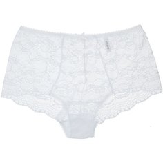 Innamore Трусы Слипы кружевные с завышенной талией Camerino, размер 3(44), bianco