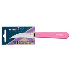 Нож для овощей "Les Essentiels", 7 см, розовый Opinel
