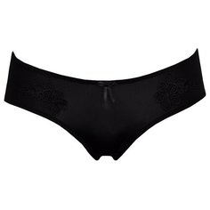 Luce del Sole Трусы слипы низкой посадки с аппликациями, размер 2 (44), черный