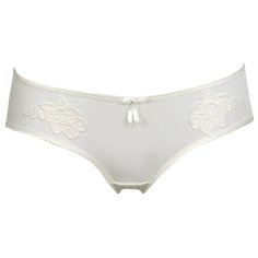 Luce del Sole Трусы слипы низкой посадки с аппликациями, размер 5 (50), молочный