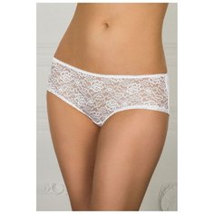 Innamore Трусы Кружевные трусы-шорты средней посадки, размер 1(40), bianco
