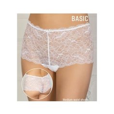 Innamore Трусы Basic шорты средней посадки, размер 4(46), bianco