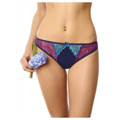 LUI et ELLE Трусы Стринги Melodie средней посадки, размер 5 (XL), myrtille