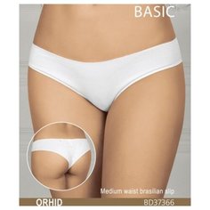 Innamore Трусы бразильяна Orchid средней посадки, размер 5(48), bianco