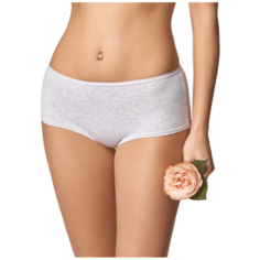 LUI et ELLE Трусы Шорты Classic средней посадки, размер 5 (XL), melange gris