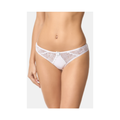 LUI et ELLE Трусы Бразилиана Melodie с кружевными вставками, размер 3 (M), blanc
