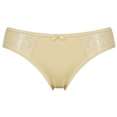 Alla Buone Трусы слипы низкой посадки с кружевными вставками, размер XL(50), телесный (nudo)