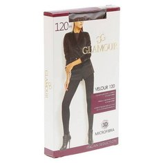 Колготки Glamour Velour, 120 den, размер 2-S(1/2-S), chocolate (коричневый)