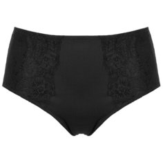 Innamore Трусы слипы высокой посадки Basic Lace, размер 5(48), nero