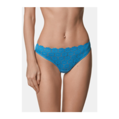 LUI et ELLE Трусы Стринги Alexandre средней посадки, размер 2 (S), azur