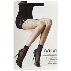 Капроновые носки Incanto Look 40, 2 пары, размер UNI, nero