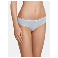 LUI et ELLE Трусы Слипы Melodie средней посадки, размер 4 (L), gris melange