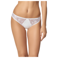 LUI et ELLE Трусы Victoria бразилиана низкой посадки, размер 5 (XL), blanc