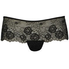 Innamore Трусы Basic Lace шорты низкой посадки, размер 4(46), nero