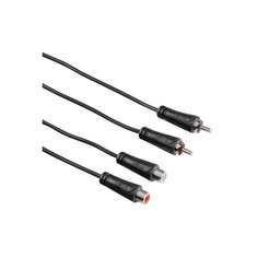 Кабель аудио Hama 2хRCA (f)/2хRCA (m) 1.5м. черный (00122276)
