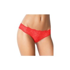 Innamore Трусы бразилиана низкой посадки кружевные basic lace, размер 2(42), розовый неоновый