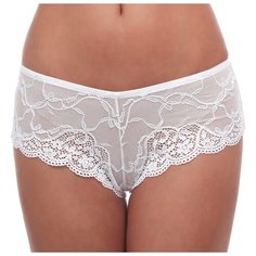 Lormar Трусы шорты Miss кружевные, размер 5, bianco