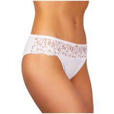 Luce del Sole Трусы слипы Sposa низкой посадки с кружевом, размер 5 (50), белый