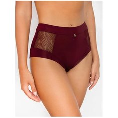 Luce del Sole Трусы слипы завышенной посадки, размер 2 (44), бордовый