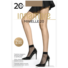 Капроновые носки Innamore Minielle 20, 2 пары, размер UNI, daino