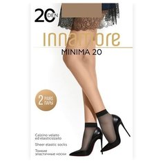 Капроновые носки Innamore Minima 20 den, 2 пары, размер UNI, daino