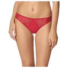 LUI et ELLE Трусы Victoria бразилиана низкой посадки, размер 5 (XL), rouge
