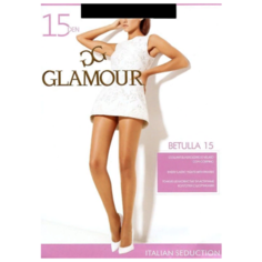 Колготки Glamour Betulla, 15 den, размер 5-XL, nero (черный)